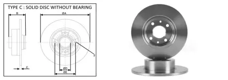 61431AP Гальмівний диск задній Fiat Bravo II (198_) (06-16) APLUS купити з гарантією на Brocar 61431AP Гальмівний диск задній Fiat Bravo II (198_) (06-16) APLUS підбір по vin на Brocar