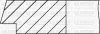 9109801100 YENMAK OPEL Комплект поршневих кілець (на 1 поршень) (76,00/ +1,00) (1,5/1,5/4,0) Kadett D/E, Ascona, 1.3 (C 1,3 N, 1,3 S) YENMAK підбір по vin на Brocar
