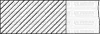 YENMAK  Комплект поршневих кілець OPEL VECTRAC 1.9 CDTI (82/STD) (2/2/2) 91-09399-000